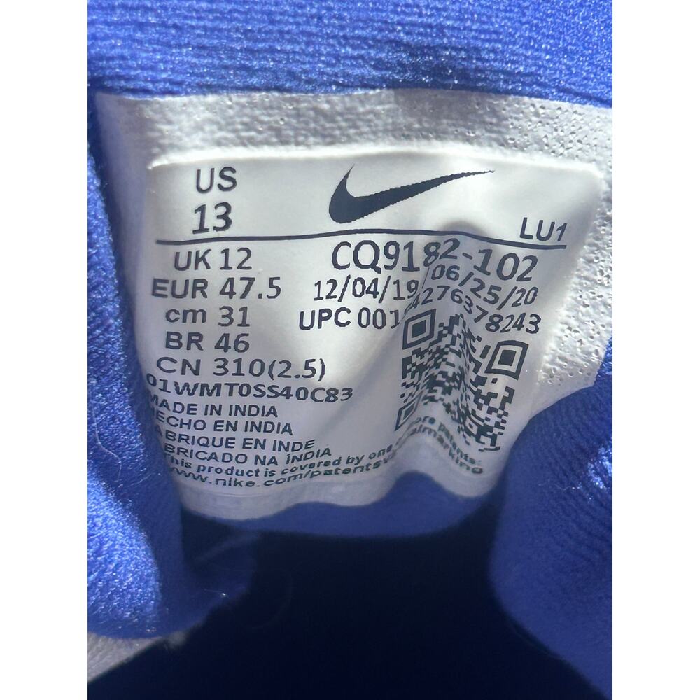 Nike Air Cross Trainer Low white Astronomy Blue Mens size 13 - Picture 4 of 9